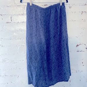 Blue Patterned Skirt